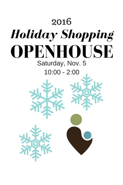 The 2016 Holiday Shopping Open House is the place to be on Saturday, Nov. 5 from 10-2.