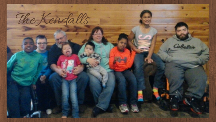 Tom and Amy Kendall have welcomed several children into their family, several of whom have birth defects.