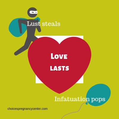 Lust steals, infatuation pops, but love lasts.