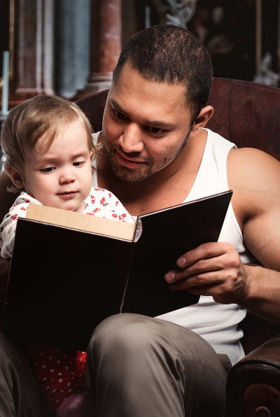 Parents who read to their children give them a gift of time, love, and literacy.