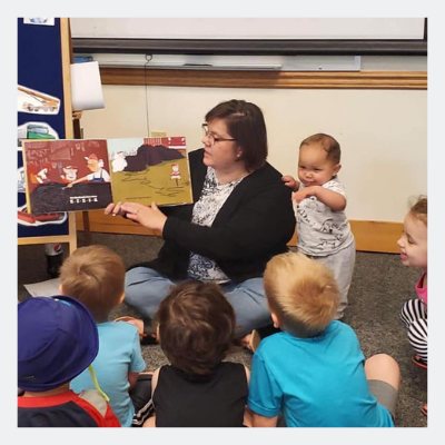 Story time is one of many fun library programs during summer.
