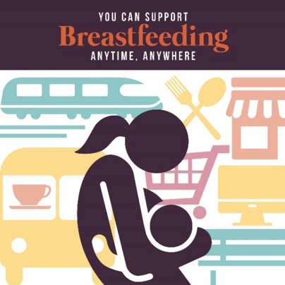You can support breastfeeding mothers in your community.