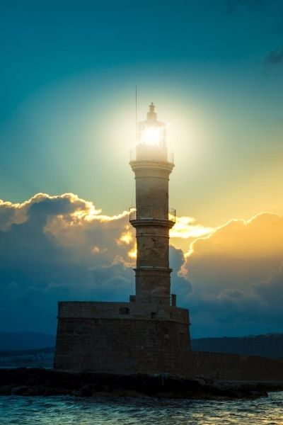 A lighthouse shines to provide direction, warn of danger, and show someone cares.
