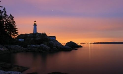 A lighthouse can beckon you to a peaceful harbor.