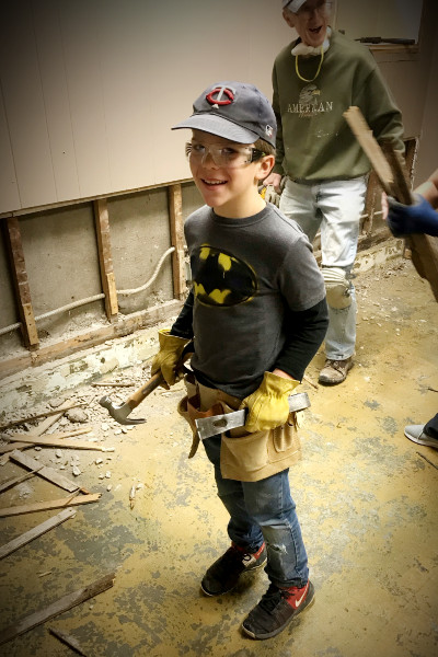 Our friends pitched in to help when crisis threatened our remodeling project.
