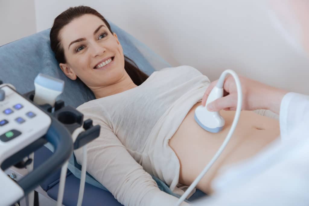 Woman Getting Ultrasound