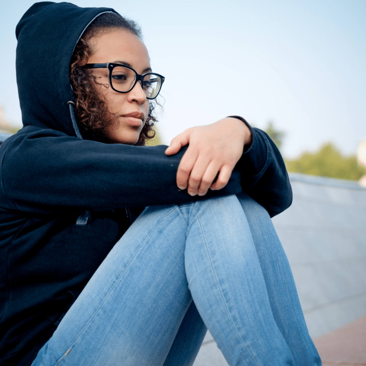 woman concerned about abortion risks
