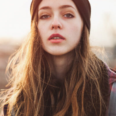 Young Woman in Hat
